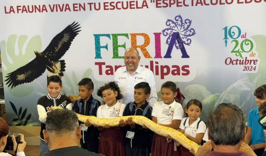 Más de 40 niños de comunidades rurales disfrutan de una experiencia inolvidable en la Feria Tamaulipas