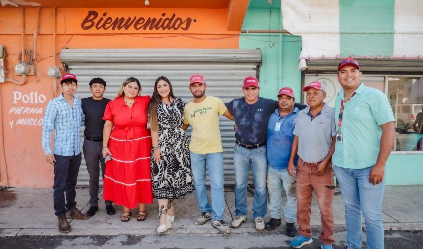 Banderazo de arranque a la rehabilitación de la red de agua potable y pavimentación con concreto hidráulico en la calle Benito Juárez